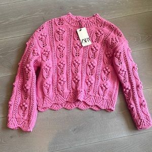Zara pink sweater